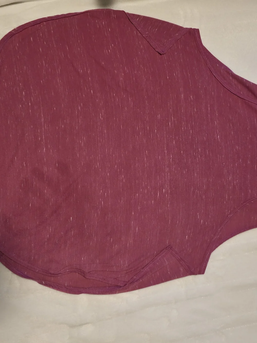 Free People Burgundy Pullover Top with Silver Graphic With Hood